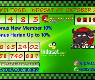 TOGEL INDOSAT POOLS 07 OKTOBER