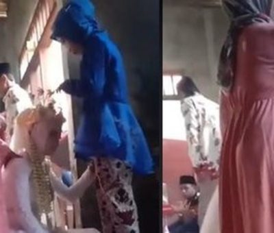 Viral Video Adik Menikah dengan Mantan Kakaknya, Menangis di Kakinya