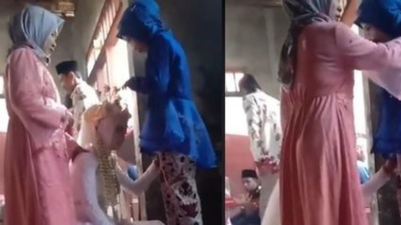 Viral Video Adik Menikah dengan Mantan Kakaknya, Menangis di Kakinya