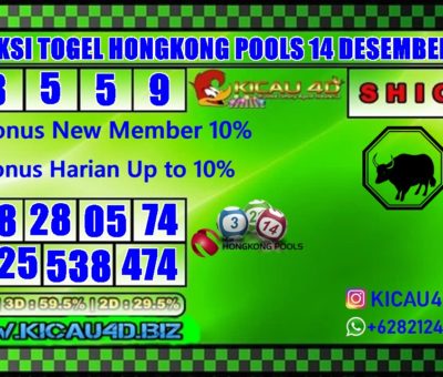 PREDIKSI HONGKONG POOLS 14 DESEMBER 2019