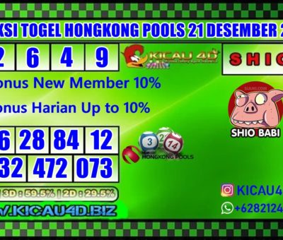 PREDIKSI TOGEL HONGKONG POOLS 21 DESEMBER 2019