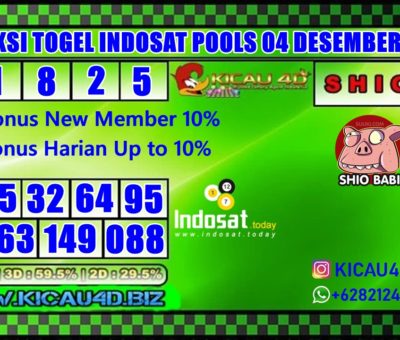 PREDIKSI INDOSAT POOLS 04 DESEMBER 2019