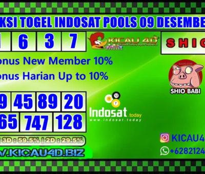 PREDIKSI INDOSAT POOLS 09 DESEMBER 2019