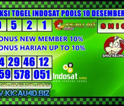 PREDIKSI INDOSAT POOLS 10 DESEMBER 2019