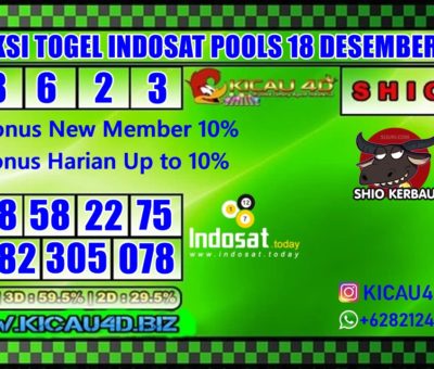 PREDIKSI TOGEL INDOSAT POOLS 18 DESEMBER 2019