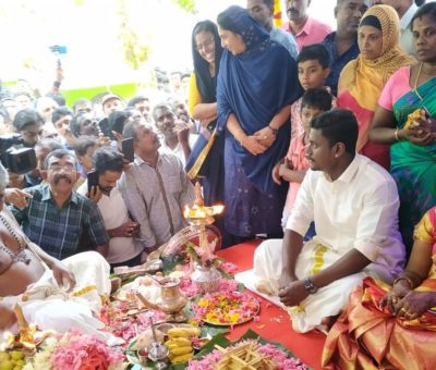 Viral Pernikahan Pasangan Hindu di Masjid