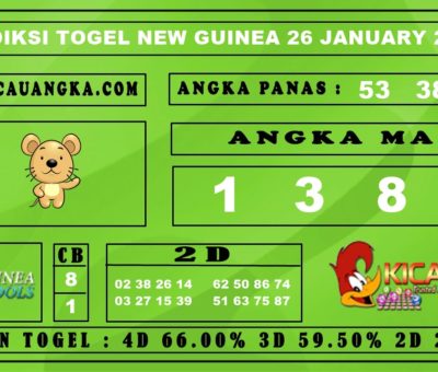 PREDIKSI TOGEL NEW GUINEA 26 JANUARY 2020