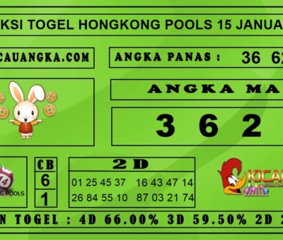 PREDIKSI TOGEL HONGKONG POOLS 15 JANUARI 2020