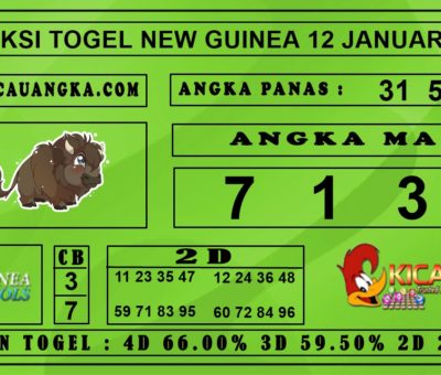 PREDIKSI TOGEL NEW GUINEA 12 JANUARI 2020