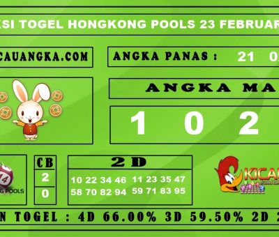 PREDIKSI TOGEL HONGKONG POOLS 23 FEBRUARI 2020