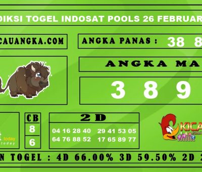 PREDIKSI TOGEL INDOSAT POOLS 26 FEBRUARI 2020