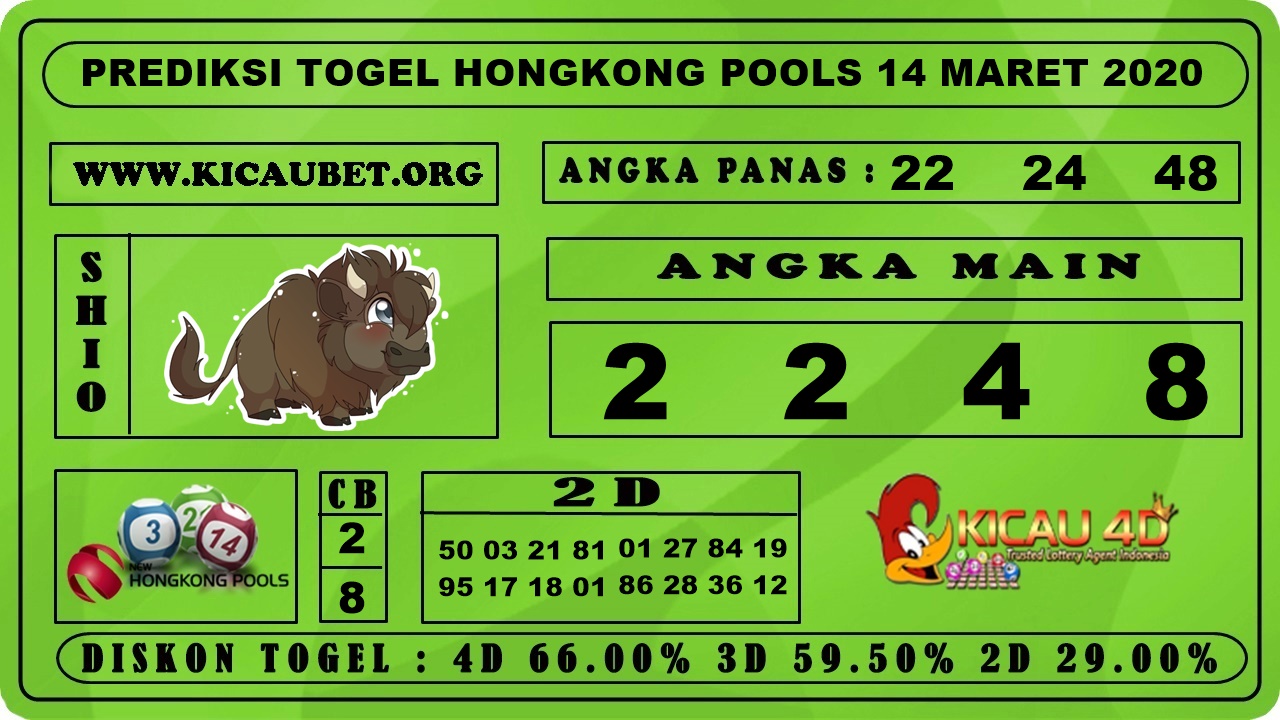 PREDIKSI TOGEL HONGKONG POOLS 14 MARET 2020