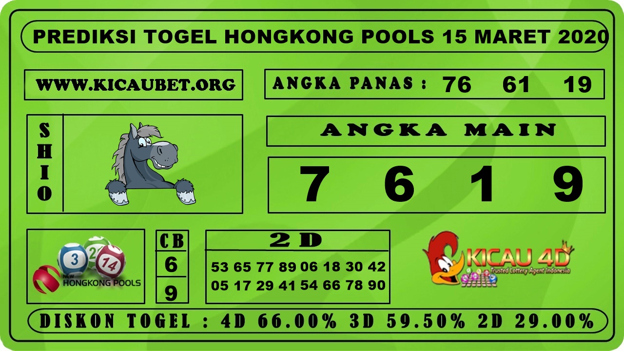 PREDIKSI TOGEL HONGKONG POOLS 15 MARET 2020