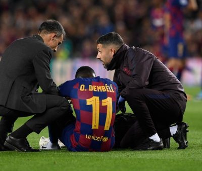 Kerap Dihantam Cedera Dembele Tetap Dipertahankan Barcelona