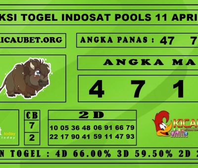 PREDIKSI TOGEL INDOSAT POOLS 11 APRIL 2020