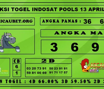 PREDIKSI TOGEL INDOSAT POOLS 13 APRIL 2020