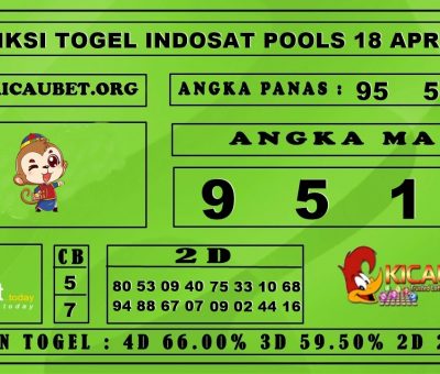 PREDIKSI TOGEL INDOSAT POOLS 18 APRIL 2020