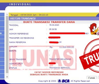 BUKTI WD KEMENANGAN 11 JT MEMBER KICAU4D