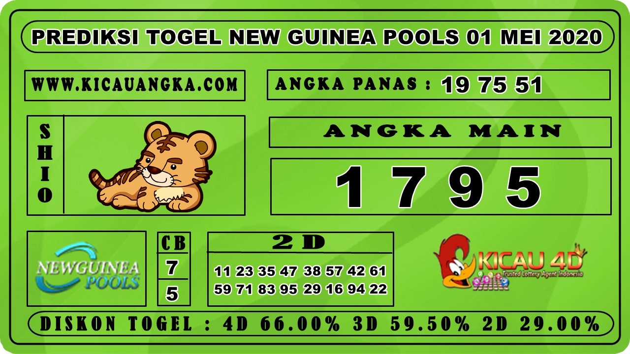 PREDIKSI TOGEL NEW GUINEA POOLS 01 MEI 2020