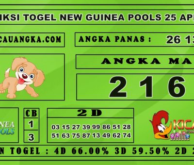 PREDIKSI TOGEL NEW GUINEA POOLS 25 APRIL 2020