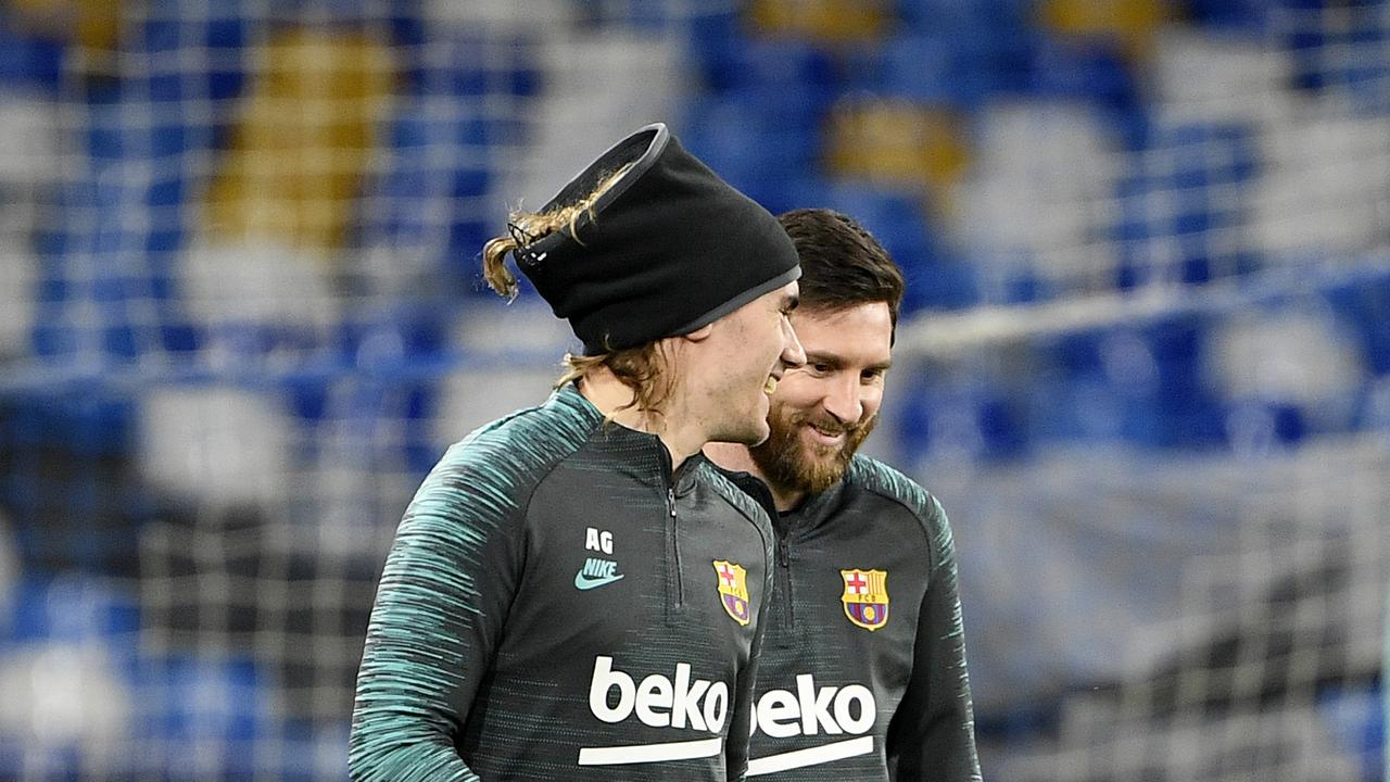 Lionel Messi dan Griezmann Berkelahi pada Sesi Latihan Barcelona