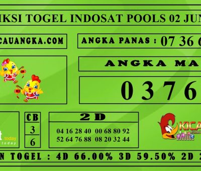 PREDIKSI TOGEL INDOSAT POOLS 2 JUNI 2020