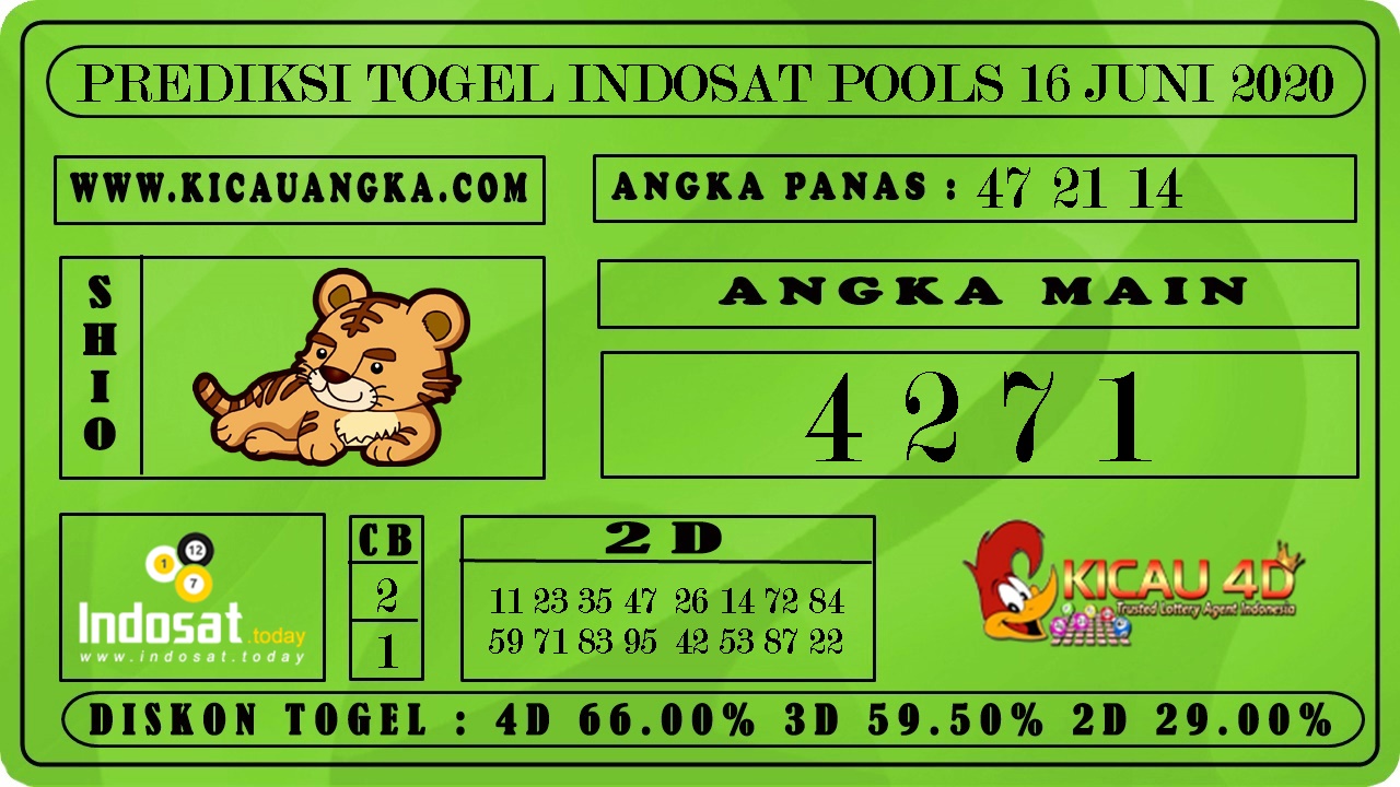 PREDIKSI TOGEL INDOSAT POOLS 16 JUNI 2020