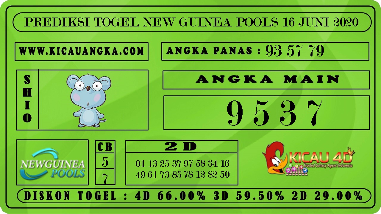 PREDIKSI TOGEL NEW GUINEA POOLS 16 JUNI 2020
