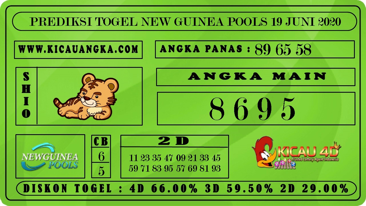 PREDIKSI TOGEL NEW GUINEA POOLS 19 JUNI 2020