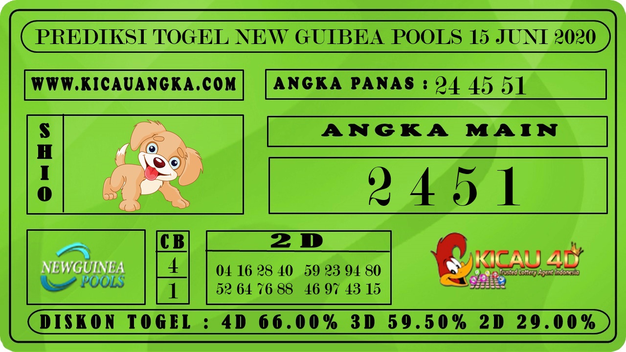 PREDIKSI TOGEL NEW GUINEA POOLS 15 JUNI 2020