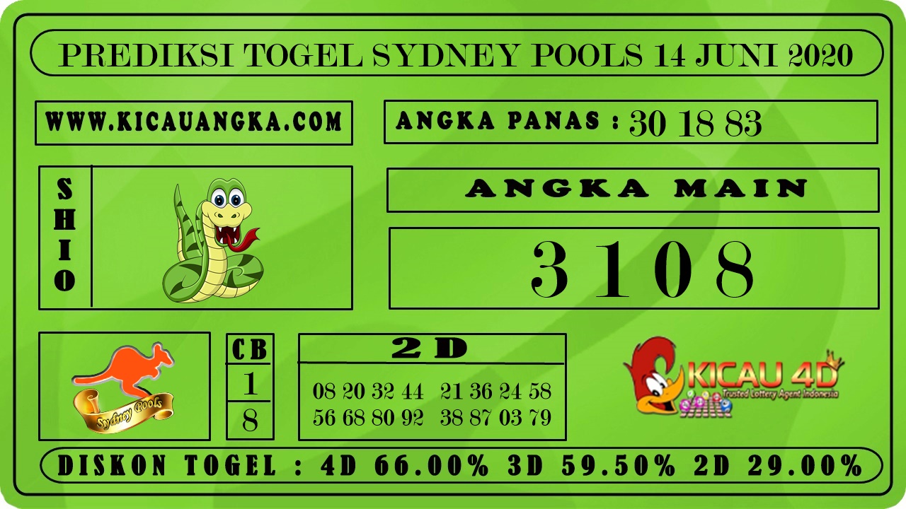 PREDIKSI TOGEL SYDNEY POOLS 14 JUNI 2020