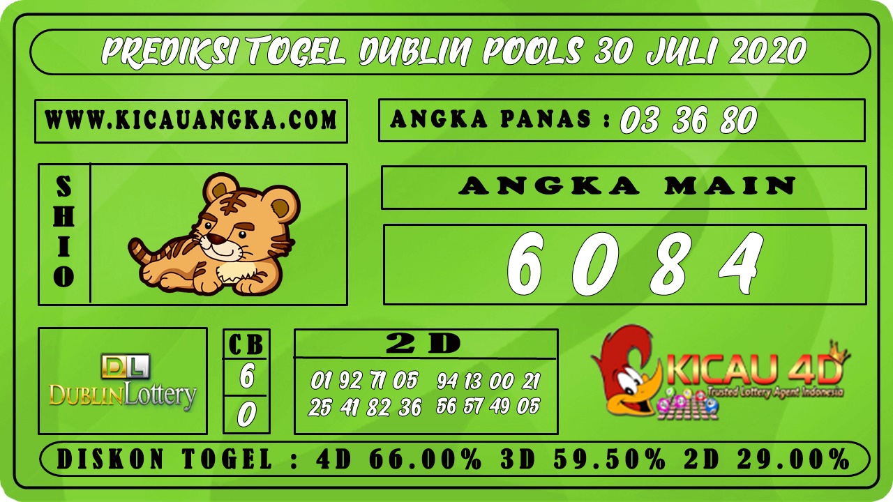 PREDIKSI TOGEL DUBLIN POOLS 30 JULI 2020