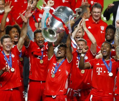 Bahagianya Kingsley Coman Bawa Bayern Munchen Juara Liga Champions