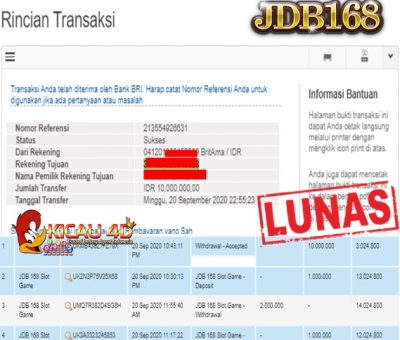 BUKTI JACKPOT DAN WD KEMENANGAN 10 JT KICAU4D