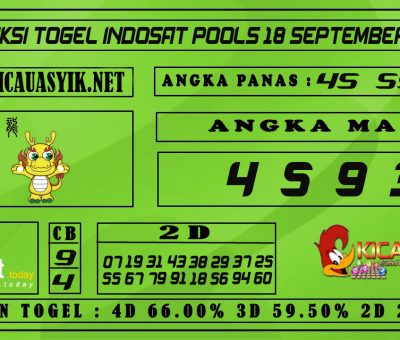 PREDIKSI TOGEL INDOSAT POOLS 18 SEPTEMBER 2020