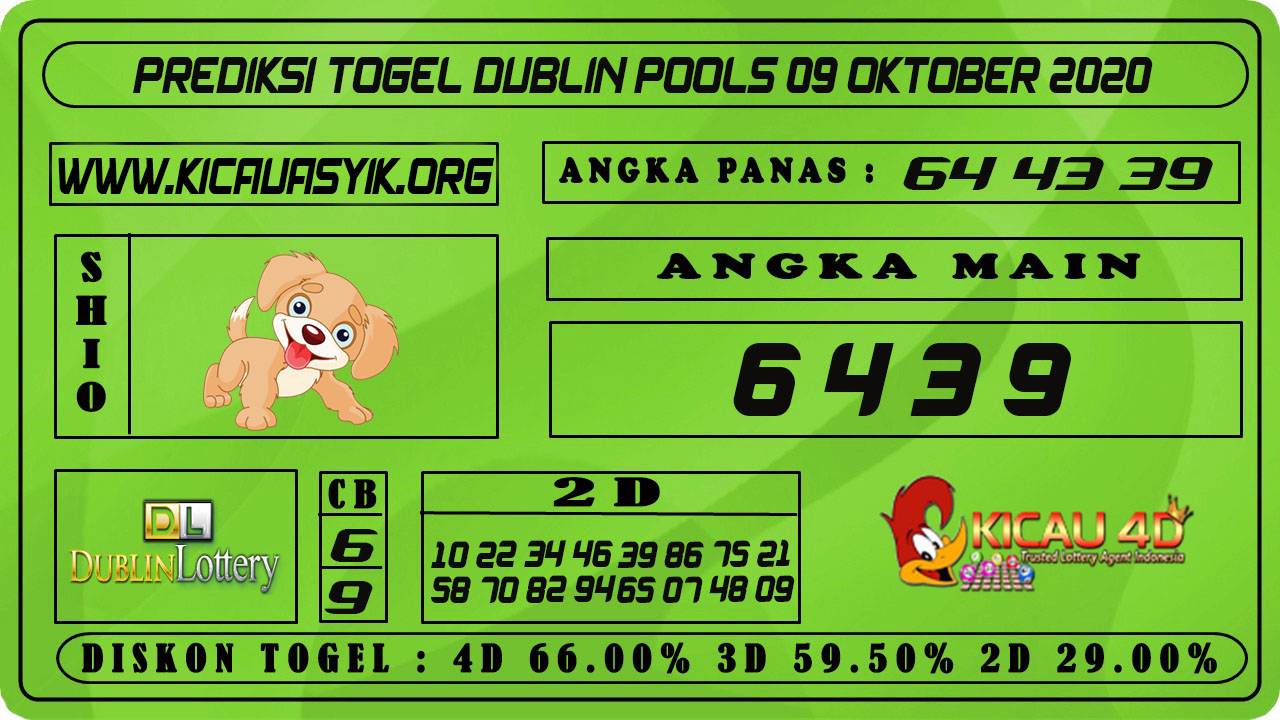 PREDIKSI TOGEL DUBLIN 09 OKTOBER 2020