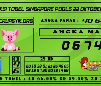 PREDIKSI TOGEL SINGAPORE POOLS 22 OKTOBER 2020