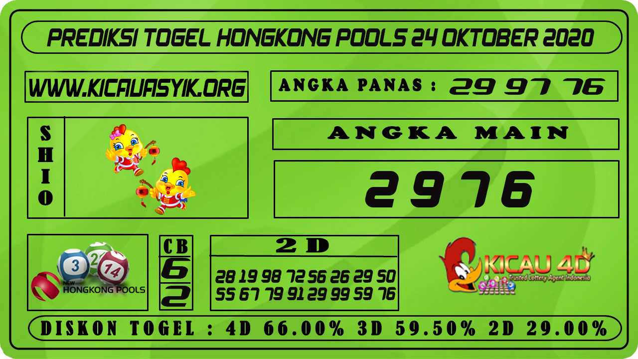 PREDIKSI TOGEL HONGKONG POOLS 24 OKTOBER 2020