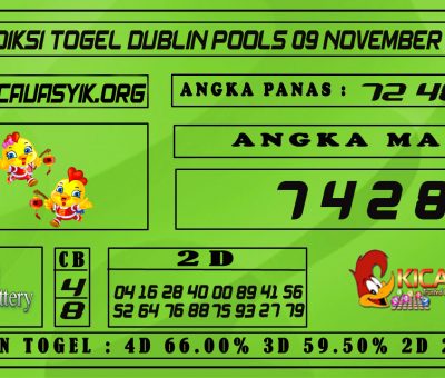 PREDIKSI TOGEL DUBLIN POOLS 09 NOVEMBER 2020