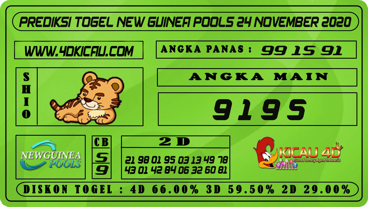 PREDIKSI TOGEL NEW GUINEA POOLS 24 NOVEMBER 2020