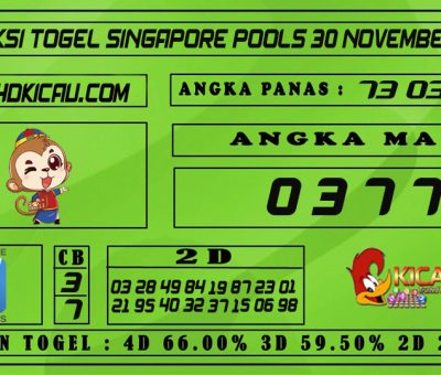 PREDIKSI TOGEL SINGAPORE POOLS 30 NOVEMBER 2020