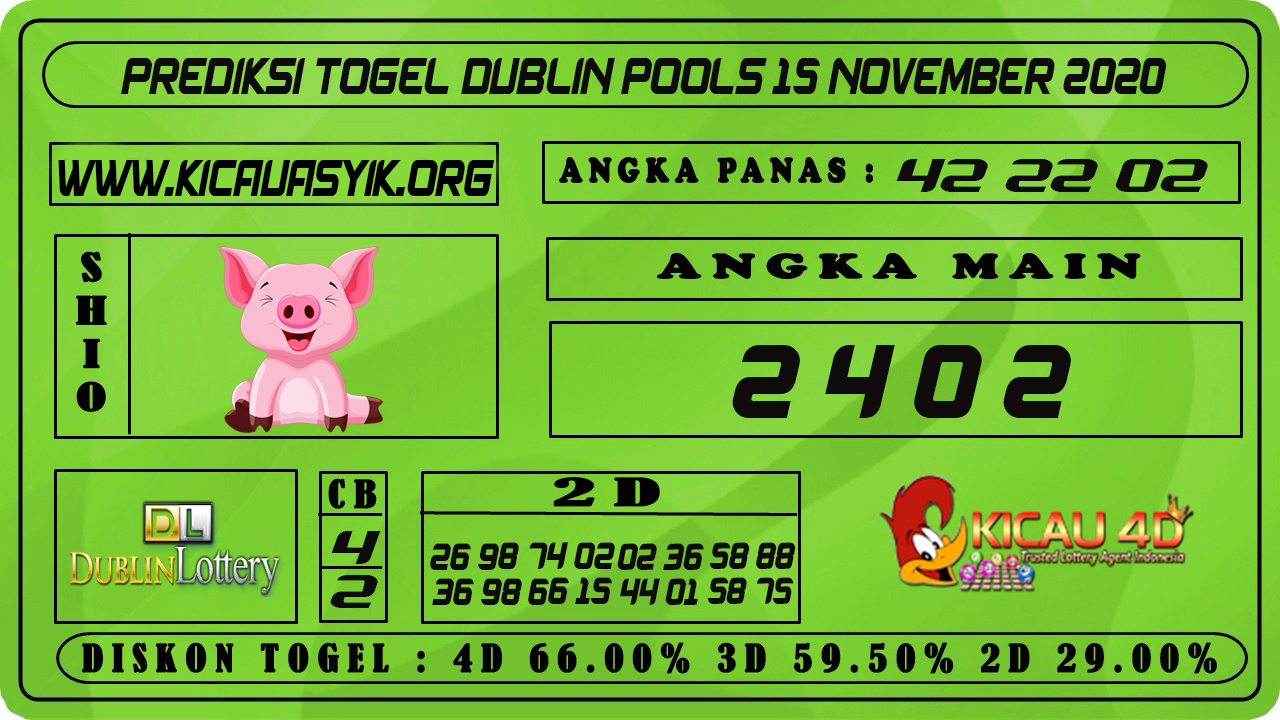 PREDIKSI TOGEL DUBLIN POOLS 14 NOVEMBER 2020