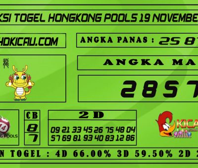 PREDIKSI TOGEL HONGKONG POOLS 19 NOVEMBER 2020