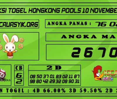 PREDIKSI TOGEL HONGKONG POOLS 10 NOVEMBER 2020