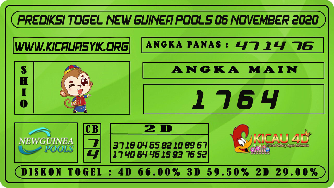 PREDIKSI TOGEL NEW GUINEA POOLS 06 NOVEMBER 2020