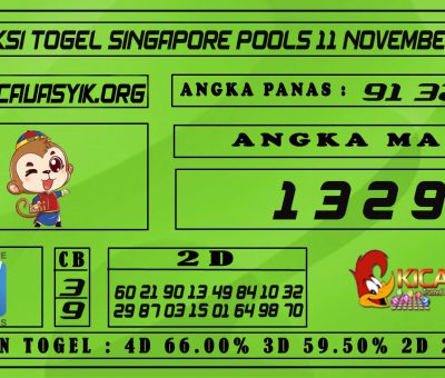 PREDIKSI TOGEL SINGAPORE POOLS 11 NOVEMBER 2020