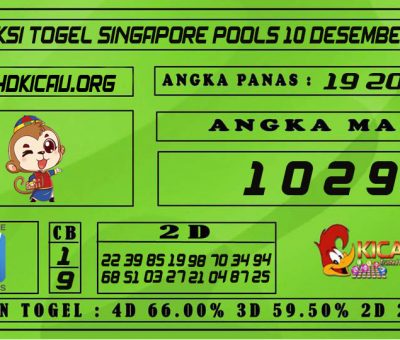 PREDIKSI TOGEL SINGAPORE POOLS 10 DESEMBER 2020