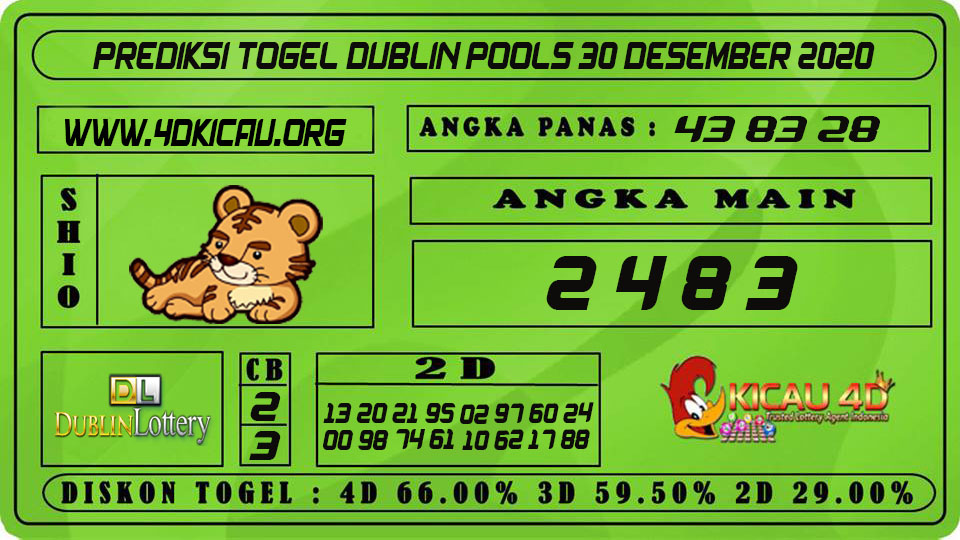 PREDIKSI TOGEL DUBLIN POOLS 30 DESEMBER 2020