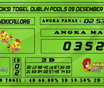 PREDIKSI TOGEL DUBLIN POOLS 09 DESEMBER 2020