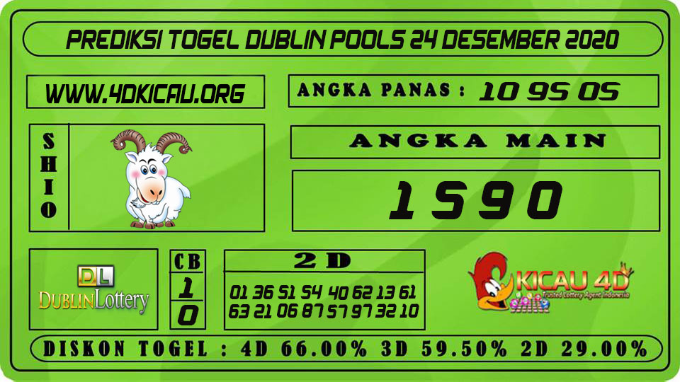 PREDIKSI TOGEL DUBLIN POOLS 24 DESEMBER 2020